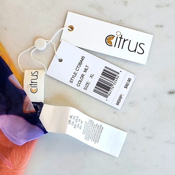 NWT Cover- up sheer multi floral tropical size xl - Picture 12 of 17